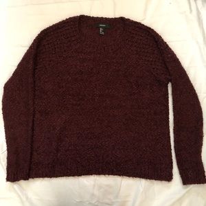 Burgundy Sweater